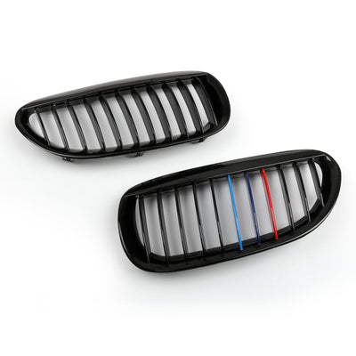 Calandre Avant M-Color Noir Brillant BMW E63 E64 645i 650i M6 - vue arrière - Becquet Voiture