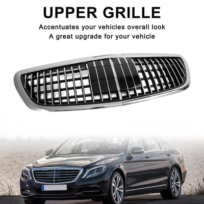 Calandre Avant Maybach Mercedes Classe S W222 - packshot studio - Becquet Voiture