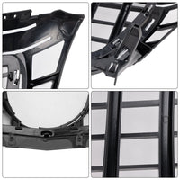 Frontgrill Mercedes-Benz W218 CLS 2011–2014 ABS Schwarz - Studio-Packshot - Becquet Voiture