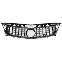 Frontgrill Mercedes-Benz W218 CLS 2011–2014 ABS Schwarz - Dreiviertelansicht - Becquet Voiture