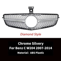 Calandre Avant Mercedes Classe C W204 Look GT - détail du montage - Becquet Voiture