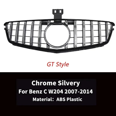 Calandre Avant Mercedes Classe C W204 Look GT - vue de dessus - Becquet Voiture