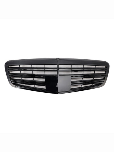 Calandre Avant Mercedes Classe S W221 Noir Brillant 2010-2013 - vue de dessus - Becquet Voiture
