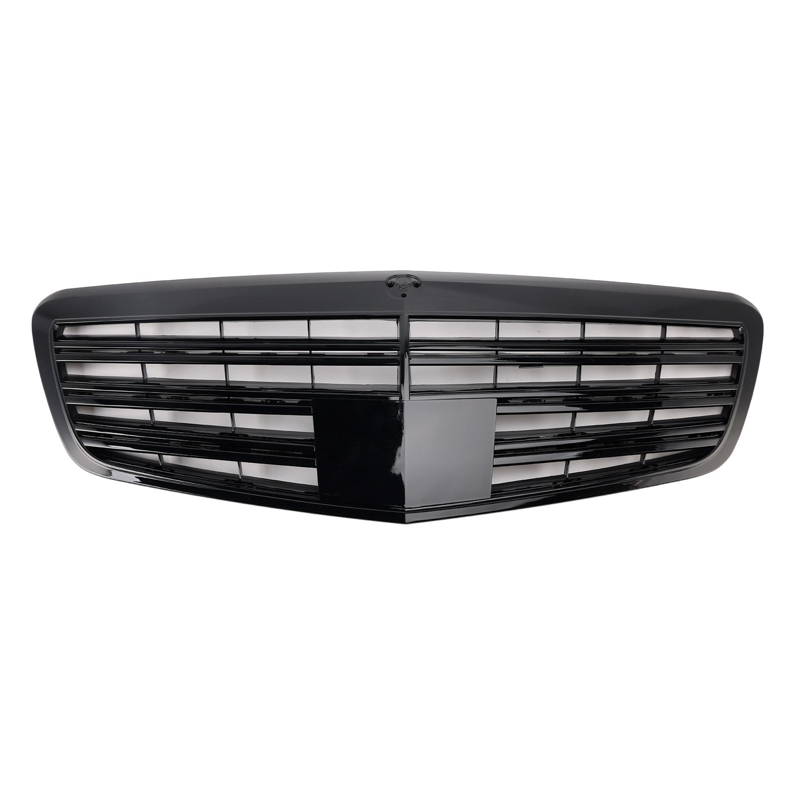 Calandre Avant Mercedes Classe S W221 Noir Brillant 2010-2013 - vue de face - Becquet Voiture
