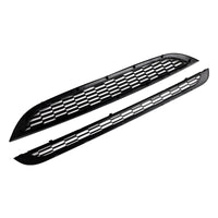 Calandre Avant Nid d'Abeille Mini Cooper R50 R52 R53 2002-2006 Noir Brillant - vue de face 2 - Becquet Voiture