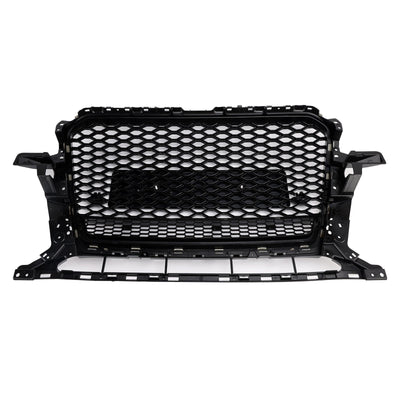 Calandre Avant Nid d'Abeille Noir Brillant Audi Q5 2013-2017 - vue arrière - Becquet Voiture