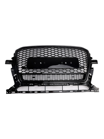 Calandre Avant Nid d'Abeille Noir Brillant Audi Q5 2013-2017 - vue de face 2 - Becquet Voiture