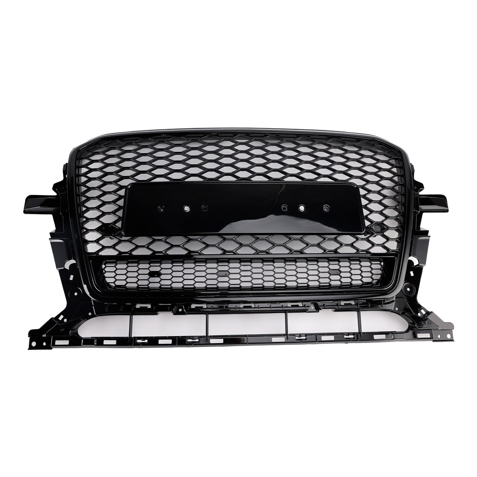 Calandre Avant Nid d'Abeille Noir Brillant Audi Q5 2013-2017 - vue de face - Becquet Voiture