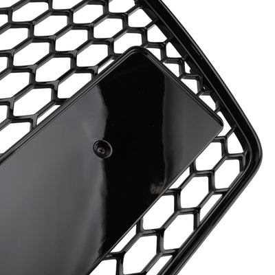 Calandre Avant Nid D'Abeille RS Audi TT TTS 2006-2014 Noir - vue de profil 2 - Becquet Voiture