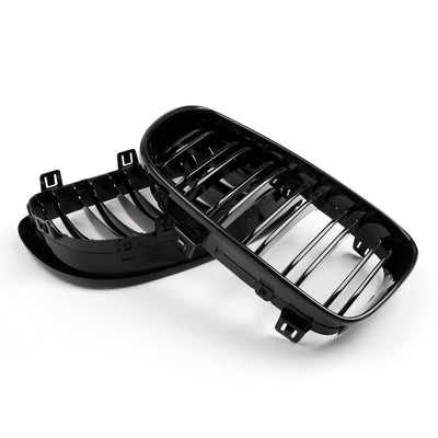Calandre Avant Noir Brillant BMW Série 1 E81 E87 E82 E88 128i 135i 2008-2012 - vue arrière - Becquet Voiture