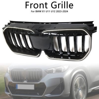 Calandre Avant Noir Brillant BMW X1 U11 U12 2023-2024 - vue arrière - Becquet Voiture