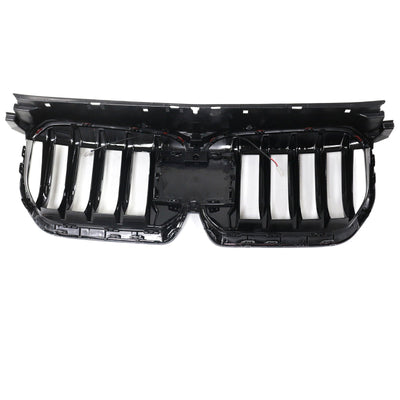 Calandre Avant Noir Brillant BMW X1 U11 U12 2023-2024 - vue rapprochée - Becquet Voiture