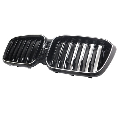 Calandre Avant Noir Brillant BMW X3 G01 X4 G02 2022-2025 - vue arrière 2 - Becquet Voiture