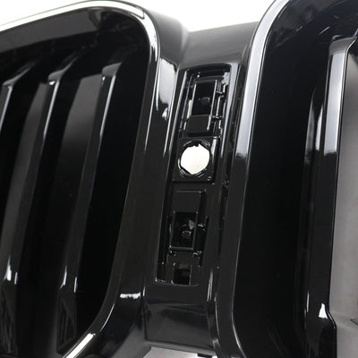 Calandre Avant Noir Brillant BMW X3 G01 X4 G02 2022-2025 - vue de dessus - Becquet Voiture