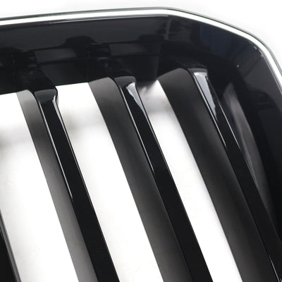 Calandre Avant Noir Brillant BMW X3 G01 X4 G02 2022-2025 - vue rapprochée - Becquet Voiture