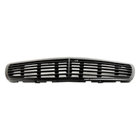Kühlergrill Schwarz Glänzend Mercedes E-Klasse W211 2002-2006 - Dreiviertelansicht - Becquet Voiture