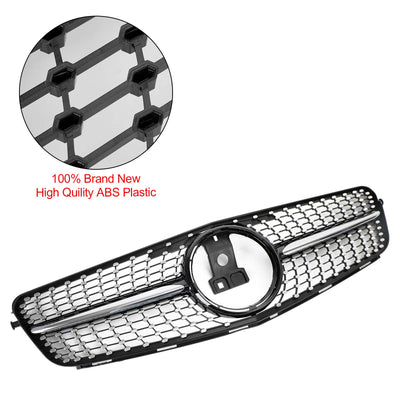 Calandre Avant Noir Chrome Mercedes Classe C W204 2008-2014 - packshot studio - Becquet Voiture