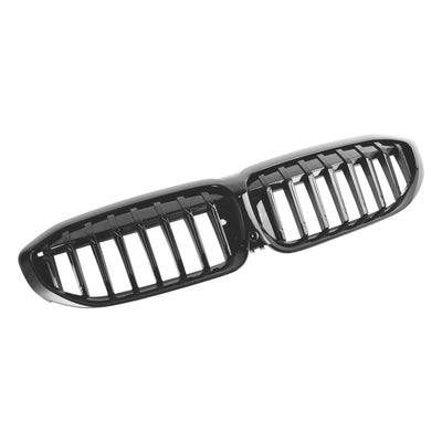 Calandre Avant Noire ABS BMW Série 3 G20 G28 2019-2020 51138072085 - détail du montage 2 - Becquet Voiture