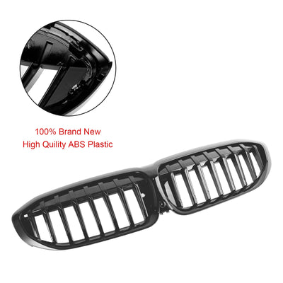Calandre Avant Noire ABS BMW Série 3 G20 G28 2019-2020 51138072085 - en situation - Becquet Voiture