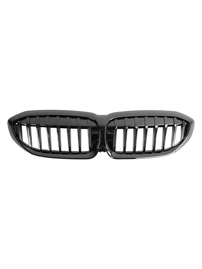 Calandre Avant Noire ABS BMW Série 3 G20 G28 2019-2020 51138072085 - packshot studio 2 - Becquet Voiture
