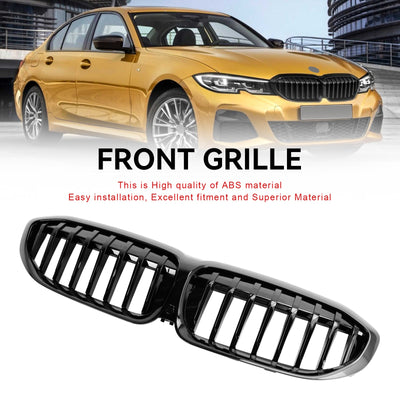 Calandre Avant Noire ABS BMW Série 3 G20 G28 2019-2020 51138072085 - packshot studio - Becquet Voiture