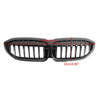 Calandre Avant Noire ABS BMW Série 3 G20 G28 2019-2020 51138072085 - vue arrière - Becquet Voiture
