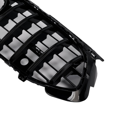 Calandre Avant Noire Brillante Mercedes Classe A W177 A35 A180 2023-2025 - installé sur véhicule - Becquet Voiture