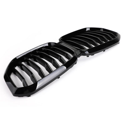 Calandre Avant Noire Brillante Performance BMW X5 G05 2019 - détail du montage - Becquet Voiture