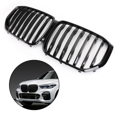 Calandre Avant Noire Brillante Performance BMW X5 G05 2019 - vue arrière - Becquet Voiture