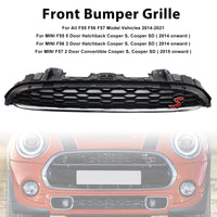 Calandre Avant Noire Maille Mini Cooper F55 F56 F57 2014-2021 - détail du montage - Becquet Voiture