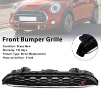 Calandre Avant Noire Maille Mini Cooper F55 F56 F57 2014-2021 - installé sur véhicule - Becquet Voiture