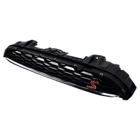 Calandre Avant Noire Maille Mini Cooper F55 F56 F57 2014-2021 - vue de trois-quarts 2 - Becquet Voiture