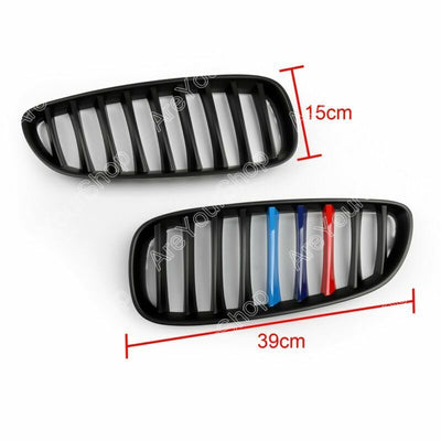 Calandre Avant Noire Mate 2 Pièces BMW E89 Z4 2009-2016 - vue de trois-quarts - Becquet Voiture