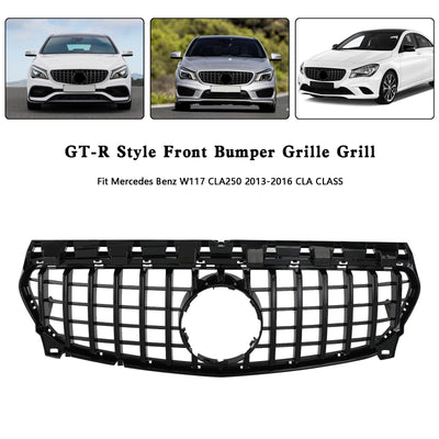 Calandre Avant Panamericana GTR Mercedes CLA W117 2013-2019 - vue arrière - Becquet Voiture