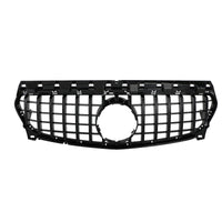 Panamericana GTR Front Grille Mercedes CLA W117 2013-2019 - three-quarter view 2 - Becquet Voiture