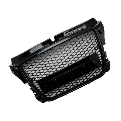 Calandre Avant RS3 Style Alvéolée Pour Audi A3 8P / S3 2008-2013 - vue de profil - Becquet Voiture