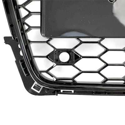 Calandre Avant RS4 Style Nid D'abeille Audi A4 S4 B8 - en situation - Becquet Voiture