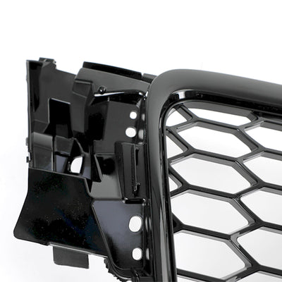 Calandre Avant RS4 Style Nid D'abeille Audi A4 S4 B8 - vue de face 2 - Becquet Voiture