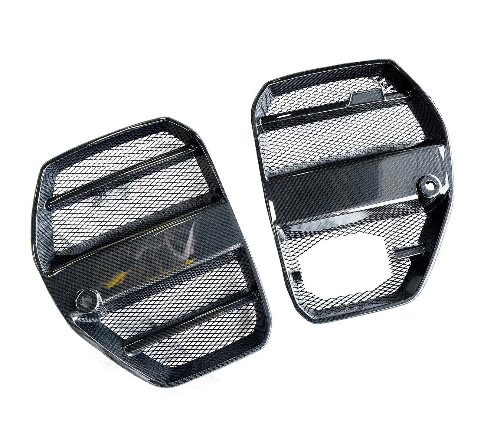 Calandre Avant ST Fibre Carbone BMW G80 G82 - vue de face - Becquet Voiture
