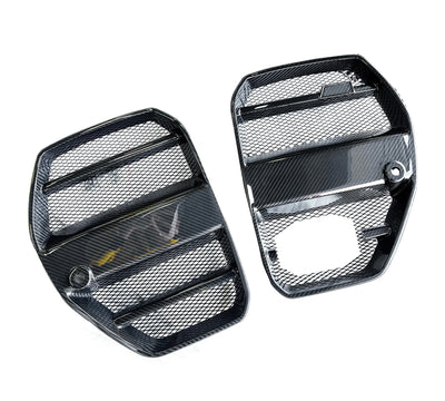 Calandre Avant ST Fibre Carbone BMW G80 G82 - vue de face - Becquet Voiture