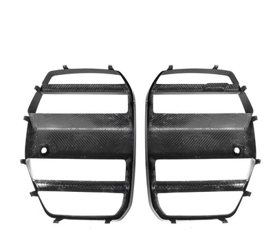 Calandre Avant ST Fibre Carbone BMW G80 G82 - vue de profil - Becquet Voiture