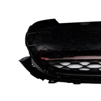 Calandre Avant Style GP Noir Brillant Rouge MINI F55 F56 F57 2014-2021 - vue de face 2 - Becquet Voiture