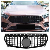 Front Grille GT Style Mercedes CLA W117 2013-2019 - front view - Becquet Voiture