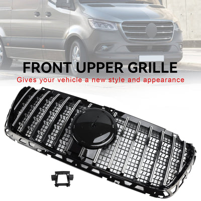 Calandre Avant Style GT Noir Mercedes Sprinter W907 W910 - installé sur véhicule - Becquet Voiture