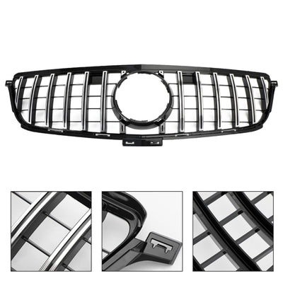 Calandre Avant Style GTR Chrome Mercedes W166 ML 2012-2015 - détail du montage - Becquet Voiture