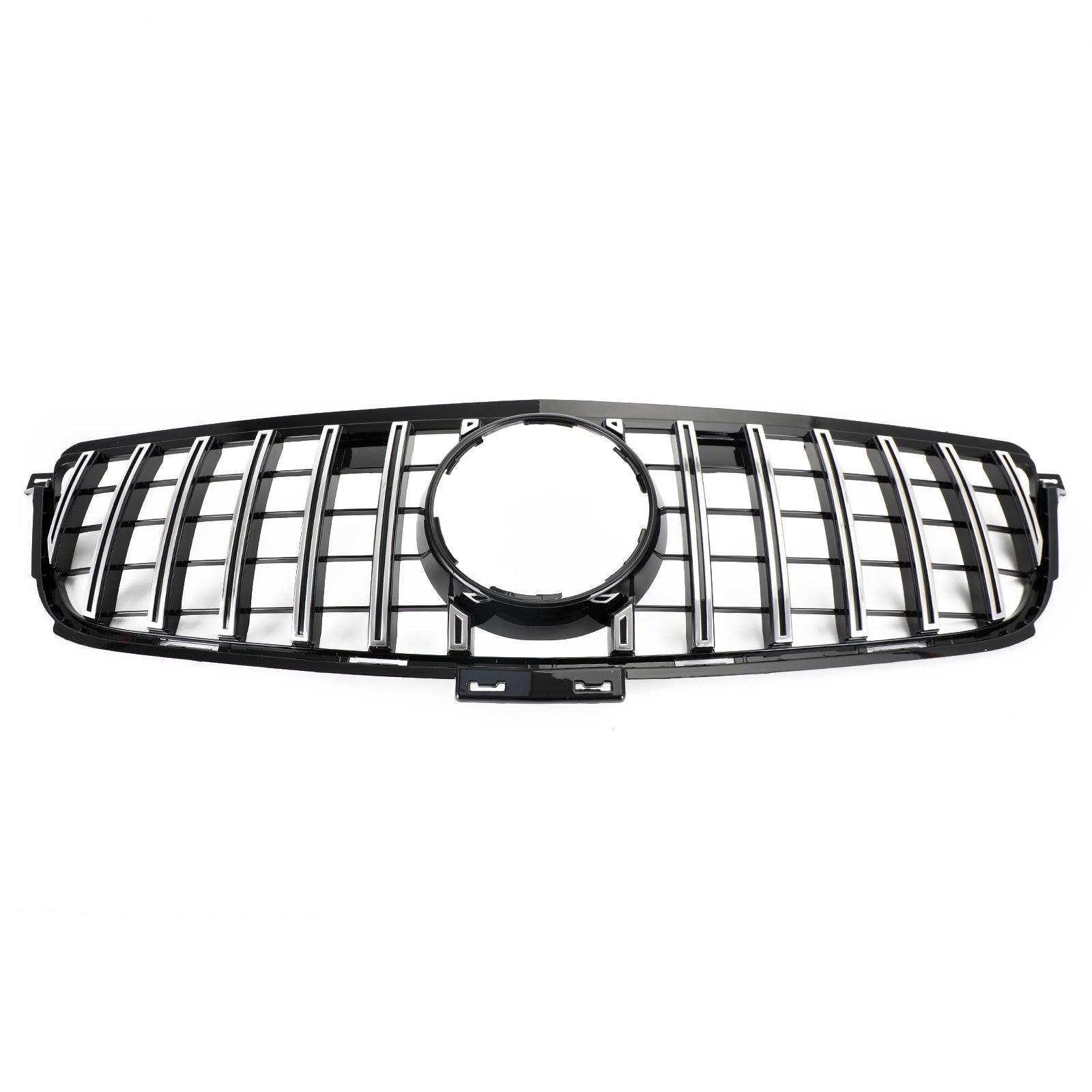 Calandre Avant Style GTR Chrome Mercedes W166 ML 2012-2015 - vue de face - Becquet Voiture