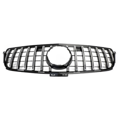Calandre Avant Style GTR Chrome Mercedes W166 ML 2012-2015 - vue de face - Becquet Voiture