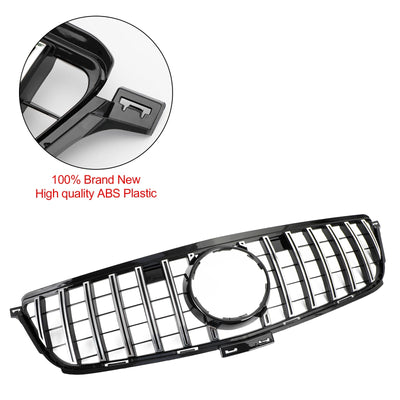 Calandre Avant Style GTR Chrome Mercedes W166 ML 2012-2015 - vue rapprochée - Becquet Voiture