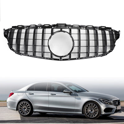 Calandre Avant Style GTR Mercedes Classe C W205 2015-2018 - vue de profil - Becquet Voiture
