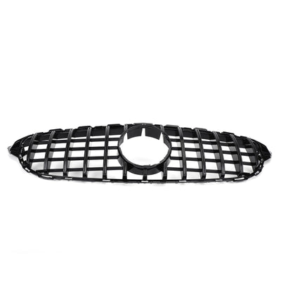 Calandre Avant Style GTR Mercedes Classe C W205 2015-2018 - vue de trois-quarts - Becquet Voiture